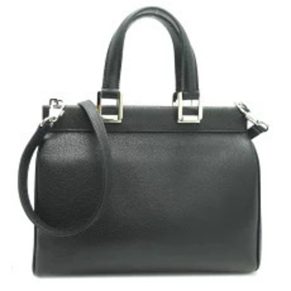 Gucci Leather Grain Handbag Zumi Black